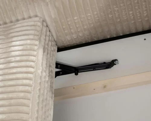King Home NOA Kordzsövet Kihúzható Kanapé Bézs