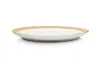 KARE Bell Porcelán Tányér Fehér-Arany 26 cm