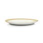 KARE Bell Porcelán Tányér Fehér-Arany 26 cm