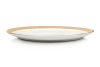 KARE Bell Porcelán Tányér Fehér-Arany 31 cm