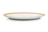 KARE Bell Porcelán Tányér Fehér-Arany 31 cm
