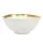 KARE Bell Porcelán Tál Fehér-Arany 15cm