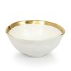 KARE Bell Porcelán Tál Fehér-Arany 15cm