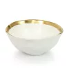 KARE Bell Porcelán Tál Fehér-Arany 15cm