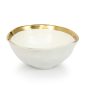 KARE Bell Porcelán Tál Fehér-Arany 15cm