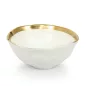 KARE Bell Porcelán Tál Fehér-Arany 15cm