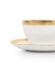 KARE Bell Porcelán Teáscsésze Fehér-Arany