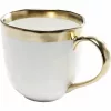KARE Bell Porcelán Bögre Fehér-Arany