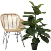KARE Fiddle Leaf Műnövény Dekoráció 120 cm