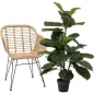 KARE Fiddle Leaf Műnövény Dekoráció 120 cm