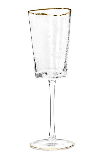 KARE Hommage Kézműves Kristály Borospohár Arany Szegéllyel 300ml