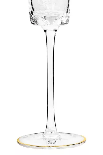 KARE Hommage Kézműves Pezsgőspohár Arany Szegéllyel 165ml
