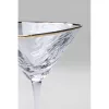 KARE Hommage Martini Kristálypohár Arany Szegéllyel 240ml