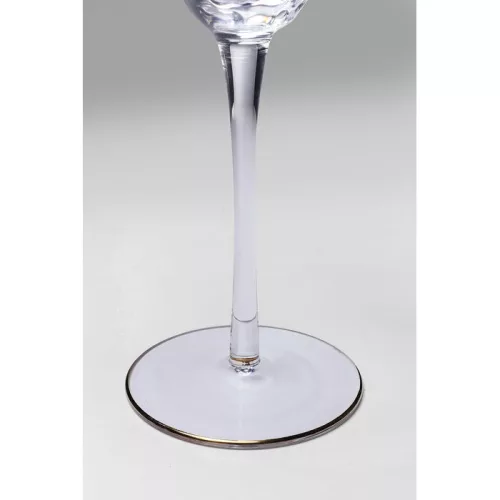KARE Hommage Martini Kristálypohár Arany Szegéllyel 240ml