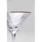 KARE Hommage Martini Kristálypohár Arany Szegéllyel 240ml