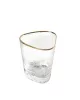 KARE Hommage Kézműves Üvegpohár Arany Szegéllyel 300ml