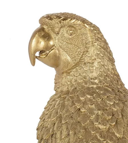 KARE álló díszítés PARROT 116 cm arany