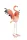 Kare Design Flamingo Road Fly Polimer Korall Dekoratív Szobor
