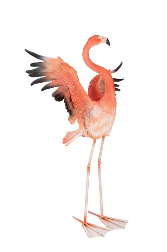 Kare Design Flamingo Road Fly Polimer Korall Dekoratív Szobor