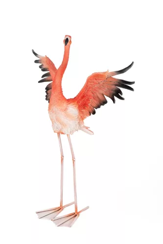 Kare Design Flamingo Road Fly Polimer Korall Dekoratív Szobor
