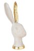Kare Design Bunny Gold Fehér-Arany Nyúl Dekorációs Szobor