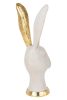 Kare Design Bunny Gold Fehér-Arany Nyúl Dekorációs Szobor