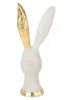 Kare Design Bunny Gold Fehér-Arany Nyúl Dekorációs Szobor