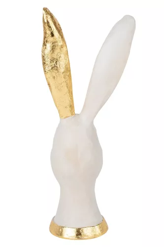 Kare Design Bunny Gold Fehér-Arany Nyúl Dekorációs Szobor
