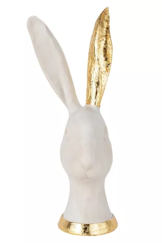 Kare Design Bunny Gold Fehér-Arany Nyúl Dekorációs Szobor