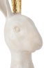 Kare Design Bunny Gold Fehér-Arany Nyúl Dekorációs Szobor