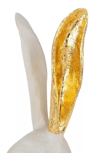Kare Design Bunny Gold Fehér-Arany Nyúl Dekorációs Szobor
