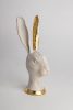 Kare Design Bunny Gold Fehér-Arany Nyúl Dekorációs Szobor