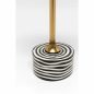 KARE Design Domero Swirl Hipnotikus Mintás Kisasztal Arany
