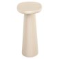 Richmond Clayton Konzolasztal Bézs MDF Modern