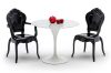 King Home King Arm Glamour Polikarbonát Szék Fekete
