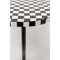 KARE Domero Chess 25 Sakkmintás Kisasztal Fekete-Fehér