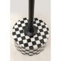 KARE Domero Chess 25 Sakkmintás Kisasztal Fekete-Fehér