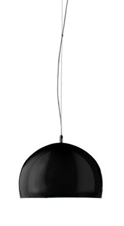 KING HOME BLINU 35 Félgömb Függőlámpa Acél Fekete