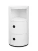 King Home Combi 3 Tárolószekrény ABS Fehér Fényes