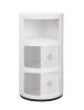King Home Combi 3 Tárolószekrény ABS Fehér Fényes
