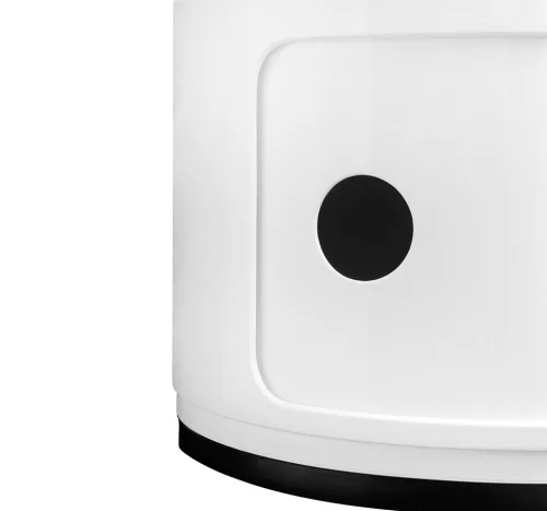 King Home Combi 3 Tárolószekrény ABS Fehér Fényes