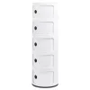 King Home Combi 5 Tárolószekrény ABS Fehér Fényes