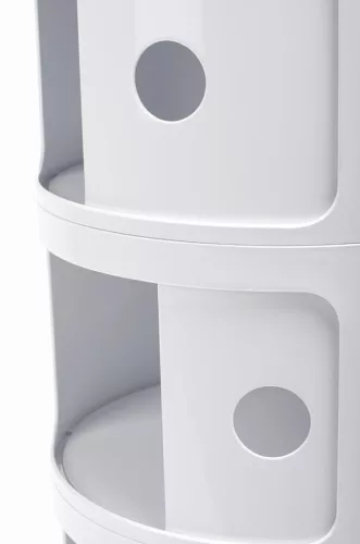 King Home Combi 5 Tárolószekrény ABS Fehér Fényes