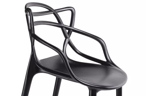 King Home HILO Premium 75 Bárszék Polipropilén Fekete