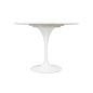 King Home Tulip Marble Kerek Étkezőasztal Carrara Márvány Fehér