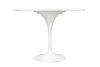 King Home Tulip Premium Kerek Étkezőasztal MDF Fehér Fényes GT-09R.100