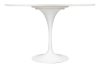 King Home Tulip Premium Kerek Étkezőasztal MDF Fehér Fényes GT-09R.120