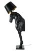 King Home Horse Stand M Ló Állólámpa Üvegszálas Fekete