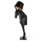 King Home Horse Stand M Ló Állólámpa Üvegszálas Fekete