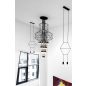 King Home Flusso 43 Geometrikus Függőlámpa Fekete LED